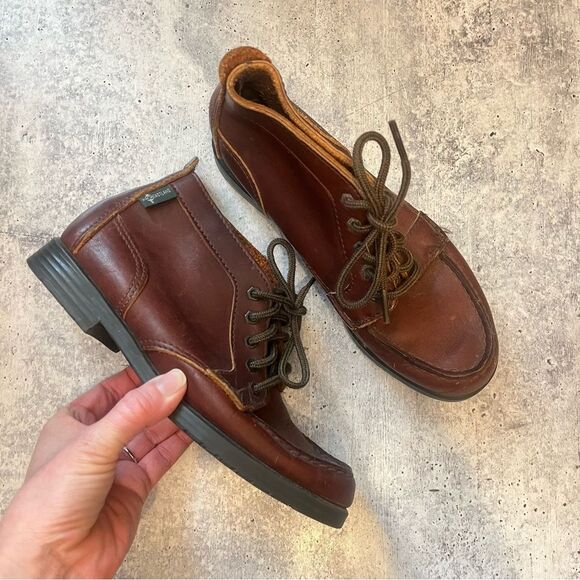 Vintage Eastland Brown Leather Boots 5 - Picture 1 of 7